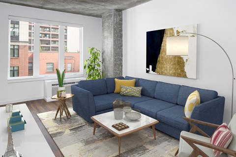 Exposed Concrete Accents