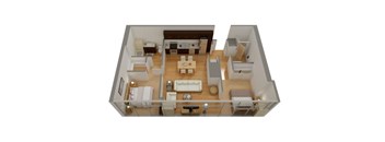 800 J Lofts B3_2  2 Bed 1 Bath Sacramento CA