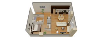 800J Lofts A21 Studio Apartment Sacramento CA