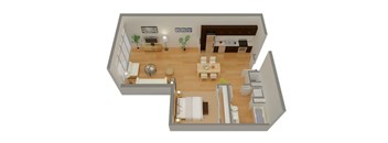 800J Lofts A31 Studio Apartment Sacramento CA