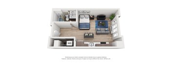 North Hollow Apartments A1.1 Floor Plan