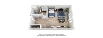 North Hollow Apartments A1.2 Floor Plan