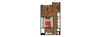 Ella Apartments A14 Floor Plan