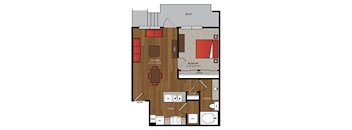 Ella Apartments A15.1 Floor Plan