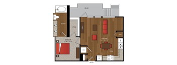 Ella Apartments A18 Floor Plan