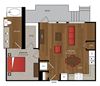 Ella Apartments A18 Floor Plan