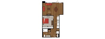 Ella Apartments A19 Floor Plan