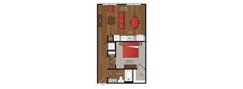 Ella Apartments A2 Floor Plan