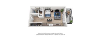 North Hollow Apartments A2.1 Floor Plan
