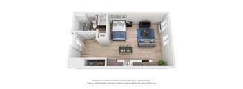 North Hollow Apartments A2.2 Floor Plan