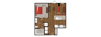 Ella Apartments A20 Floor Plan