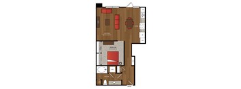 Ella Apartments A21 Floor Plan