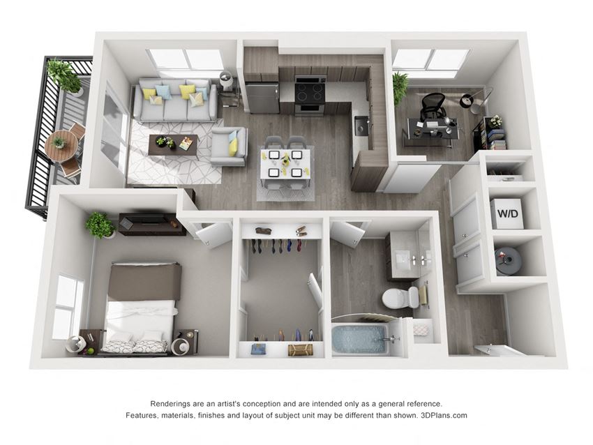 Aiya Apartments A4 Floor Plan