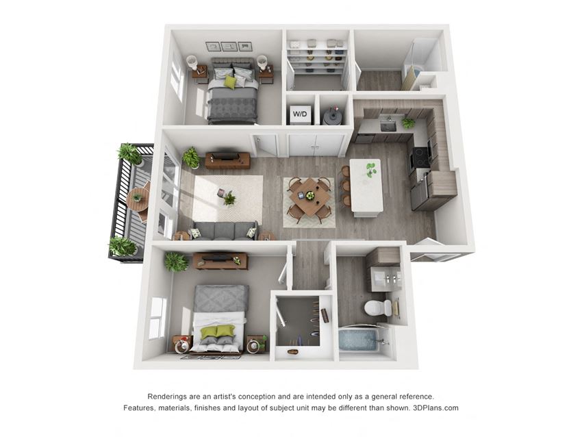 Aiya Apartments B1 Floor Plan