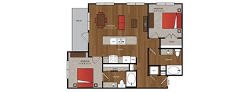 Ella Apartments B1 Floor Plan