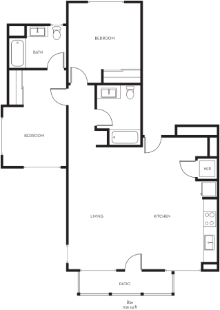 a floor plan of a house with a green background