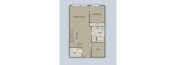 Tempo PDX Apartments C1 Floor Plan