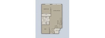 Tempo PDX Apartments C2 Floor Plan