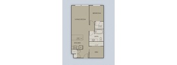 Tempo PDX Apartments C4 Floor Plan