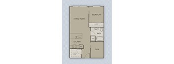 Tempo PDX Apartments C5 Floor Plan