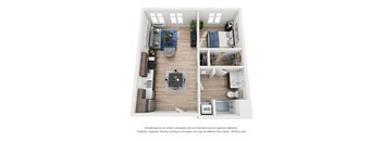 North Hollow Apartments C2 Floor Plan