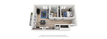 North Hollow Apartments C4 Floor Plan