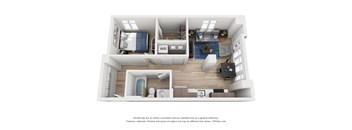 North Hollow Apartments C8 Floor Plan