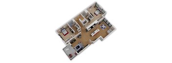 Capitol Yard Apartments_ West Sacramento CA_Floor Plan_Two Bedroom Two Bathroom B8
