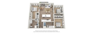Copeland C1 HC 3D Floor Plan