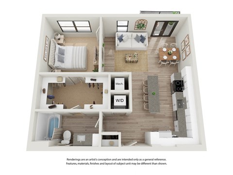 Corsair A4 Floor Plan Image