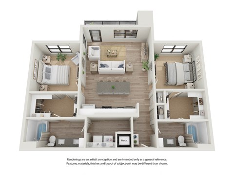 Corsair B3 Floor Plan Image