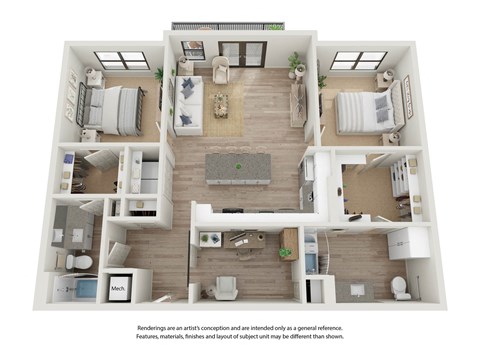 Corsair B4 HC Floor Plan Image