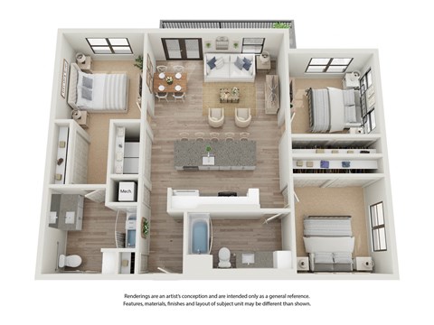 Corsair C1 HC Floor Plan Image