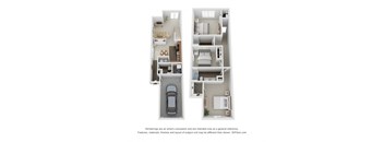 Fieldhouse Townhomes _ 1 Combined Floor Plan