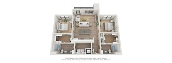Filament Apartment 3D floor plan B3
