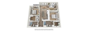 Filament Apartment 3D floor plan B2