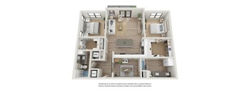 Filament Apartment 3D floor plan B4