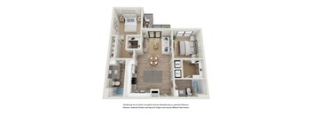 Filament Apartment 3D floor plan B5