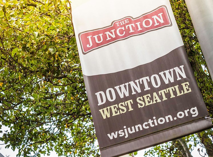 Downtown West Seattle the Junction Signpost