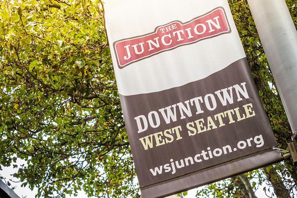 Downtown West Seattle the Junction Signpost