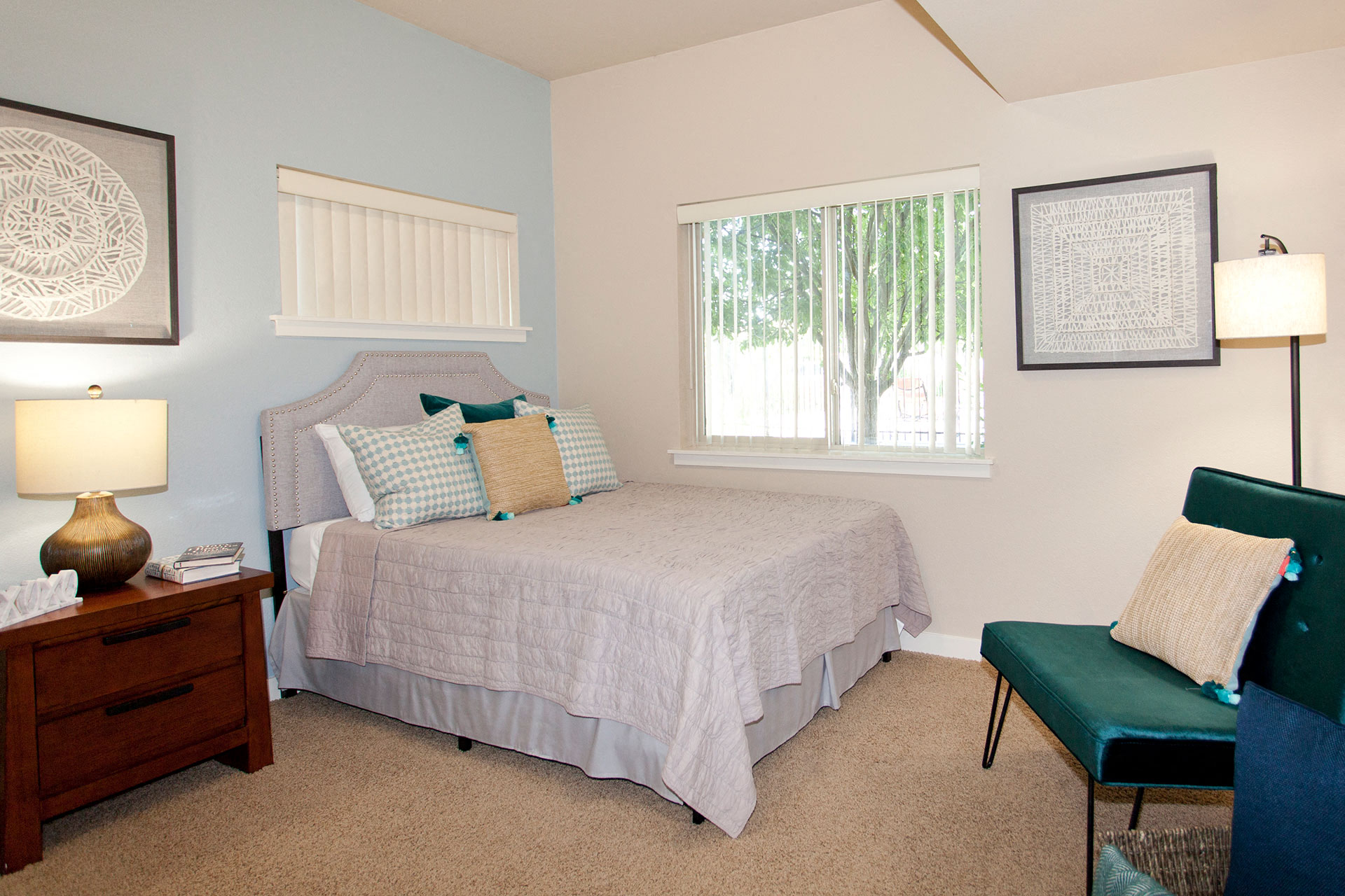 Island View Apartments Bedroom and Window