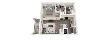 LVB Apartment 3D Floor Plan A1