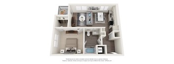 LVB Apartments 3D floor plan - A3