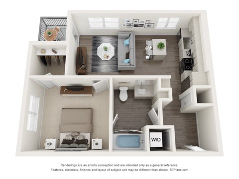 LVB Apartment 3D Floor Plan A3