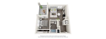 LVB Apartment 3D Floor Plan S1
