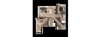 Anthem PDX Apartments D3d Floor Plan