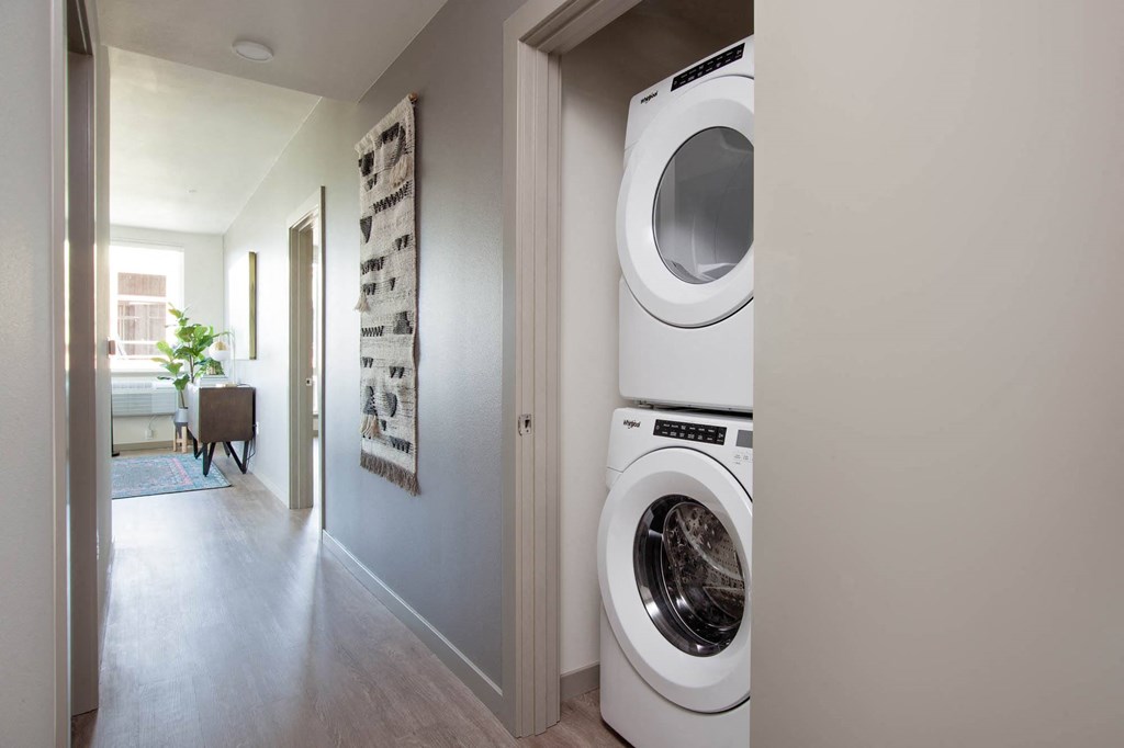 Tempo PDX Model Laundry Area