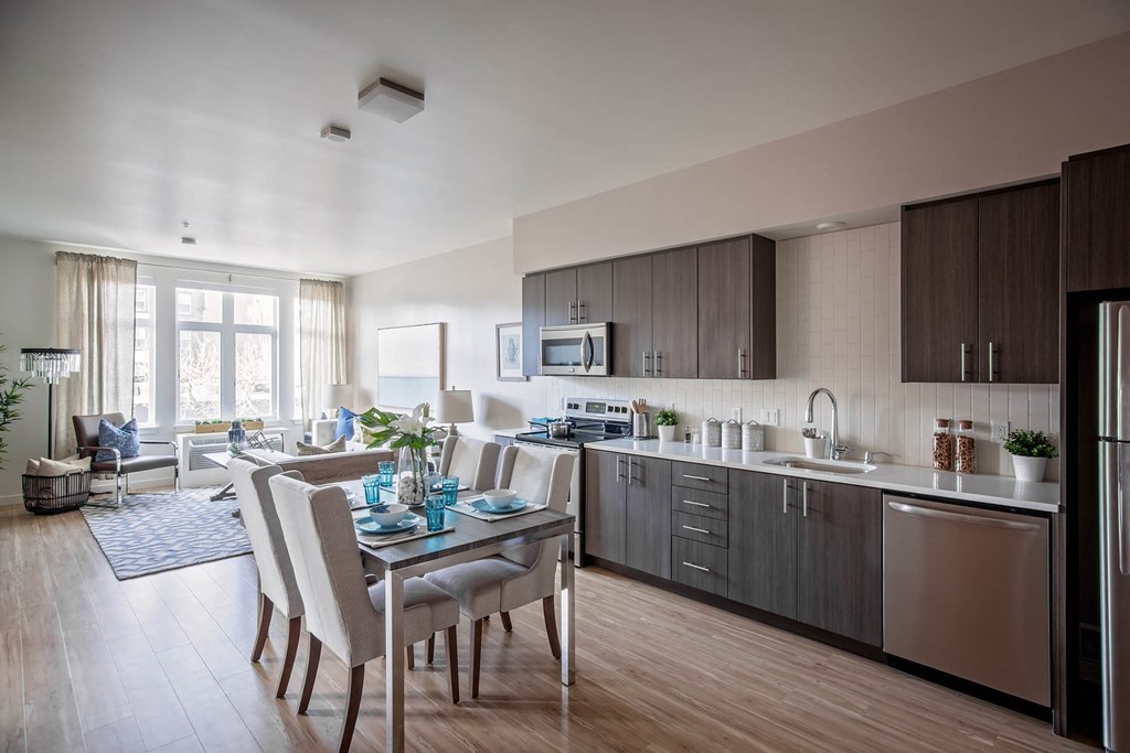 North Hollow Apartments Model Kitchen