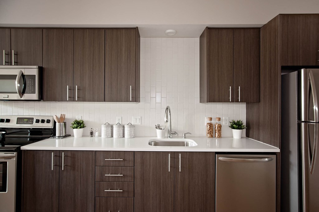 North Hollow Apartments Model Kitchen