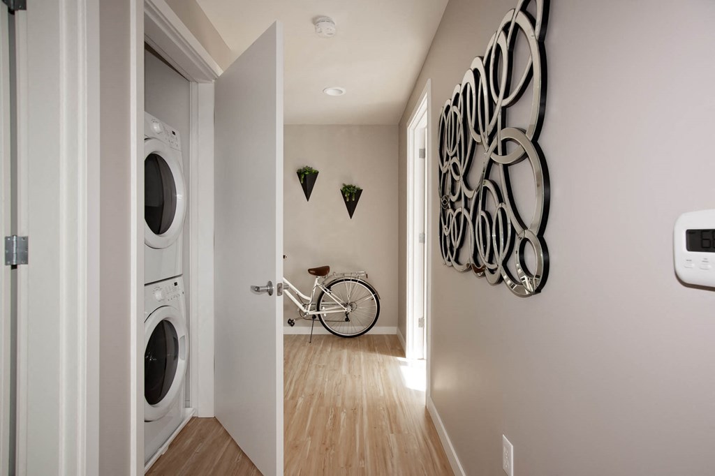 North Hollow Apartments Model Laundry Area